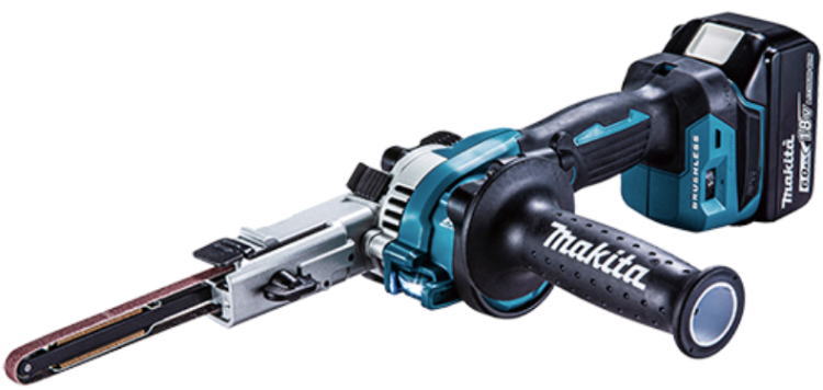 【送料込み】 18V(6.0Ah)充電式 9mm ベルトサンダ マキタ BS180DRG【460】