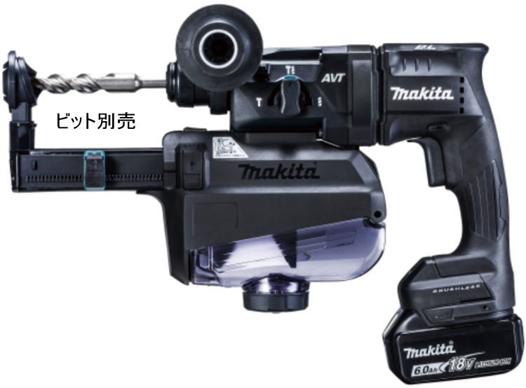【送料込み】 18V(6.0Ah) 18mm 充電式ハンマドリル マキタ HR182DGXVB【460】