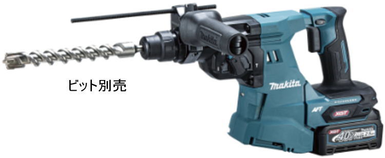 【貨物輸送込み】40Vmax(2.5Ah) 28粍申し受ける式ハンマドリル マキタ HR011GRDX【460】