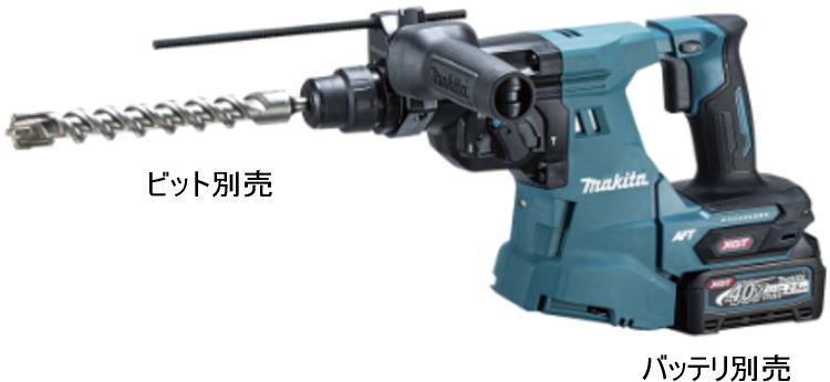 【送料込み】40Vmax 28mm充電式ハンマドリル(本体のみ・ケース付)マキタ HR011GZK【460】