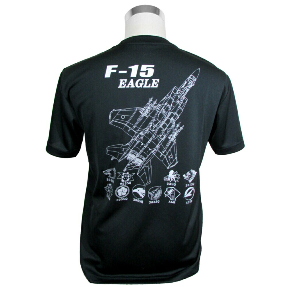 航空祭限定Tシャツ 航空自衛隊 F-35A Tシャツ 航空自衛隊 F-35A ライトニングII 黒 半袖 ドライ
