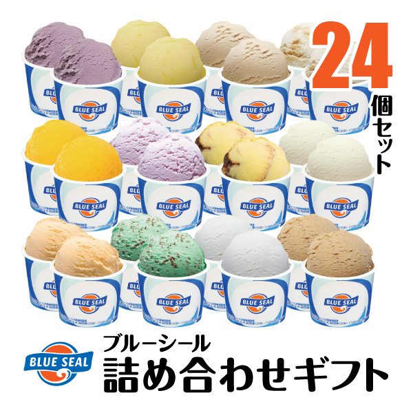 【アイスクリーム】ブルーシール詰合せギフト24（送料込）
