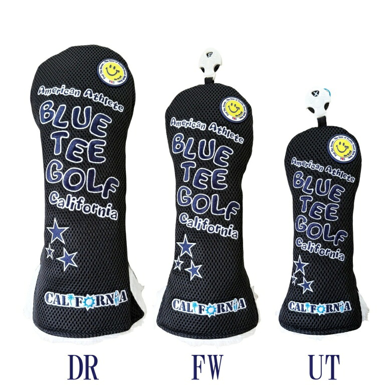 ブルーティーゴルフBLUETEEGOLFCalifornia【ストレッチヘッドカバー】STHC-01ドライバーフェアウェイユーティリティ【Tokyo新橋店】