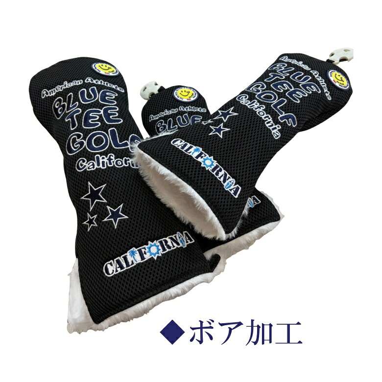 ブルーティーゴルフBLUETEEGOLFCalifornia【ストレッチヘッドカバー】STHC-01ドライバーフェアウェイユーティリティ【Tokyo新橋店】
