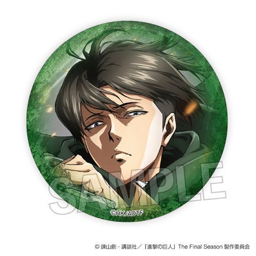 楽天市場】進撃の巨人 缶バッジ リヴァイA : アニメグッズ専門店