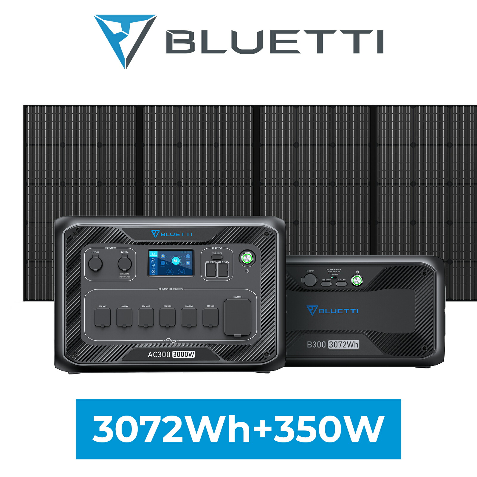 アウトドア その他 楽天市場】BLUETTI ポータブル電源 大容量 蓄電池 家庭用 3000W 350W高 