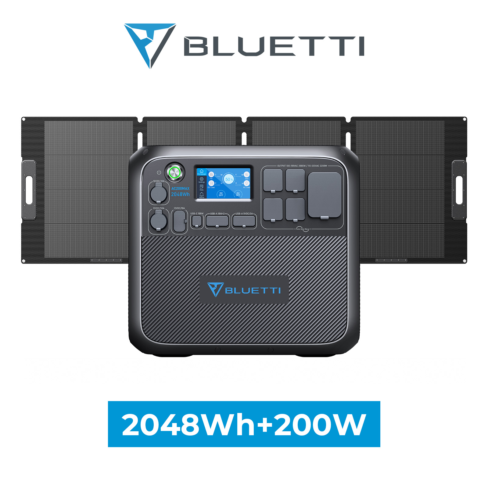 BLUETTI ソーラーパネル PV120W 折り畳み式太陽光パネル 単結晶 高転換