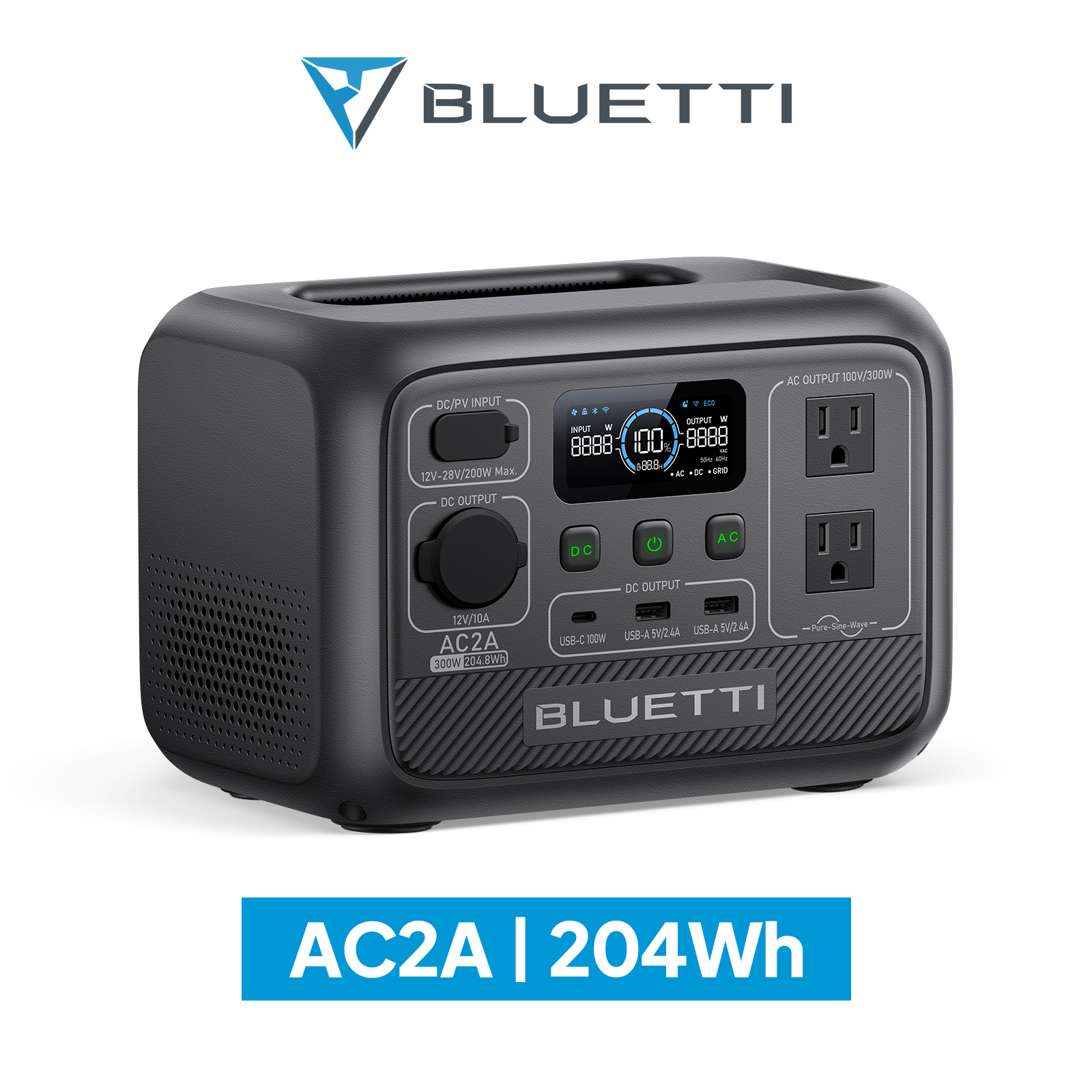 楽天市場】BLUETTI ポータブル電源 AC180 1152Wh/1800W 60分満充電 大 