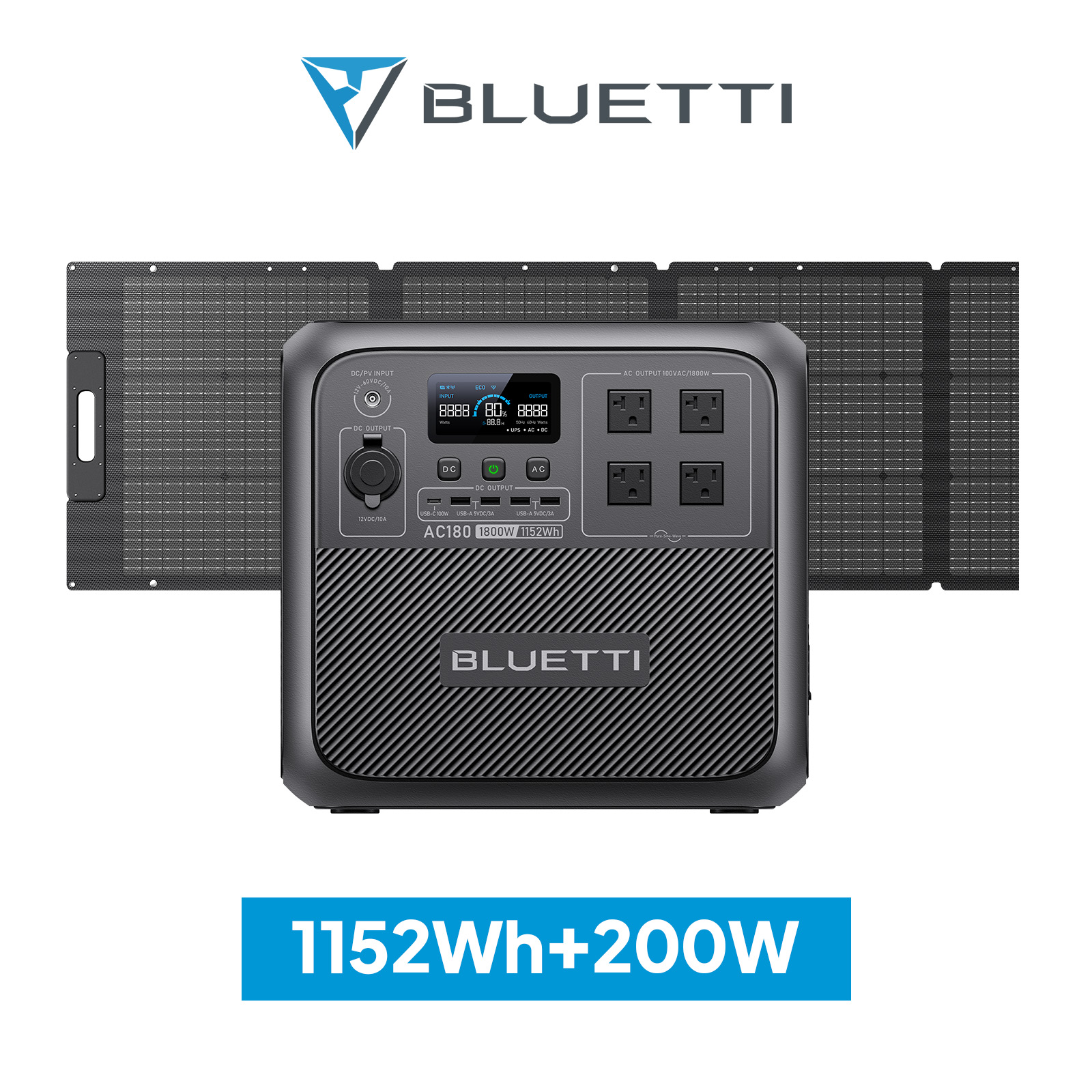 楽天市場】【クーポン利用で188,000円】BLUETTI ポータブル電源 ソーラーパネル セット AC200L+200W 2048Wh+200W  大容量 家庭用蓄電池 5年保証 リン酸鉄 長寿命 バックアップ電源（サージ3000W） 容量拡張可能 APP遠隔操作 防災グッズ 地震停電時に非常用電源  車中泊 ...