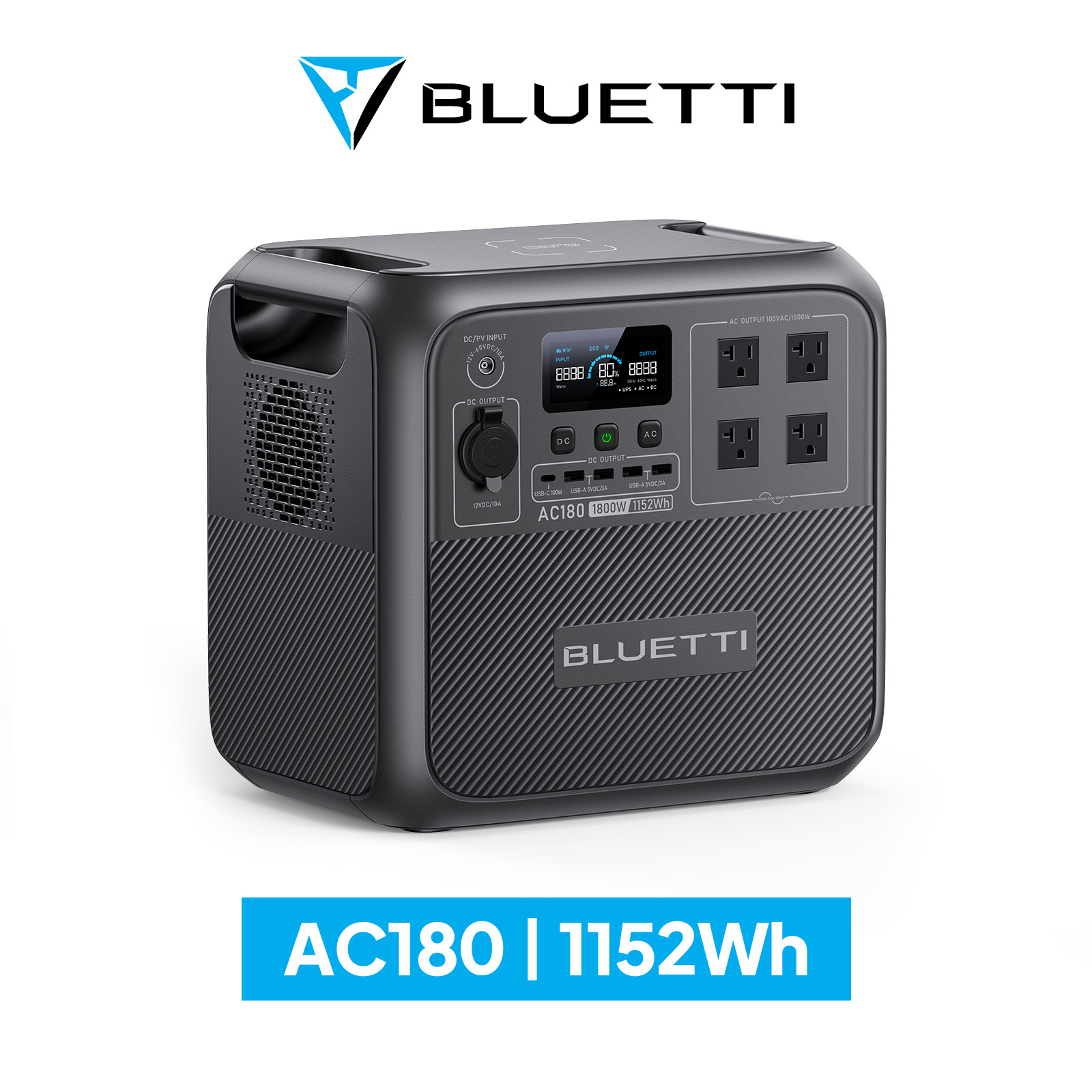 BLUETTI EB3A ポータブル電源 最終価格 BLUETTI ポータブル電源 EB3A スチールグレー 268Wh/600W 軽量