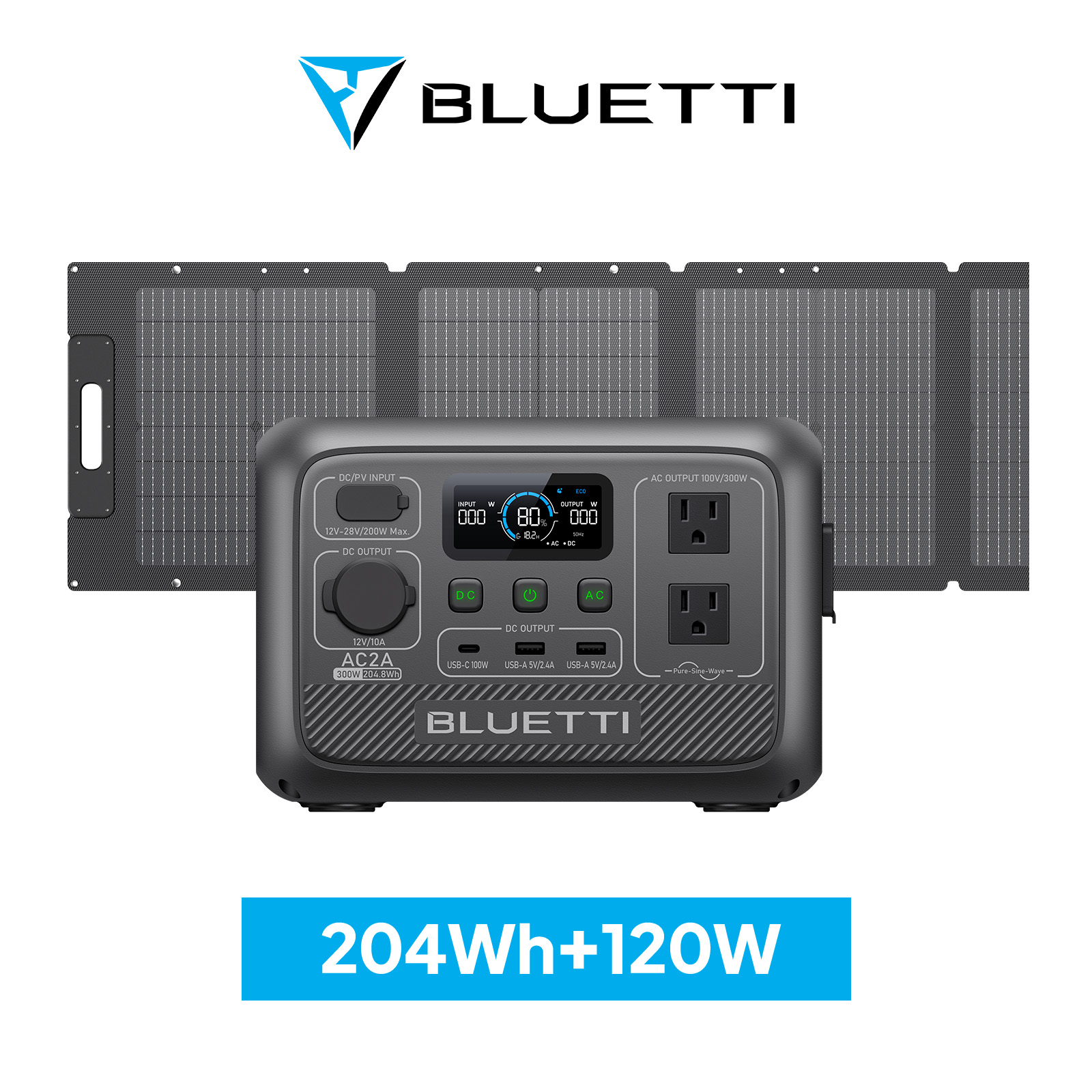 新品未開封 BLUETTI AC70 ポータブル電源 1000W BLUETTI AC70 1000W/768Wh Portable Generator+Optional Solar