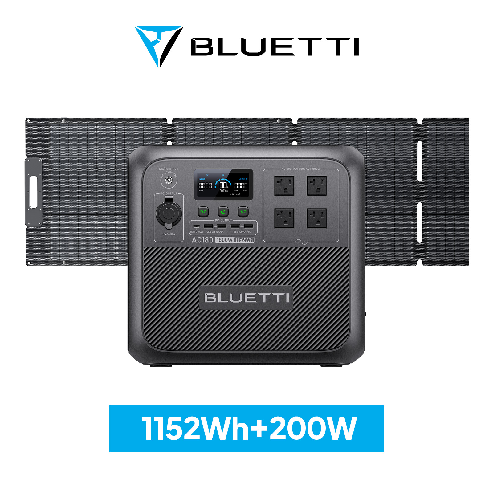 楽天市場】BLUETTI ポータブル電源 AC200MAX 2048Wh/2200W 大容量 蓄電池 家庭用 ソーラーパネル リン酸鉄リチウムイオン  電動工具 太陽光パネル 発電機 防災グッズ 停電 バックアップ電源 アウトドア キャンプ 車中泊 : BLUETTI JAPAN 楽天市場店