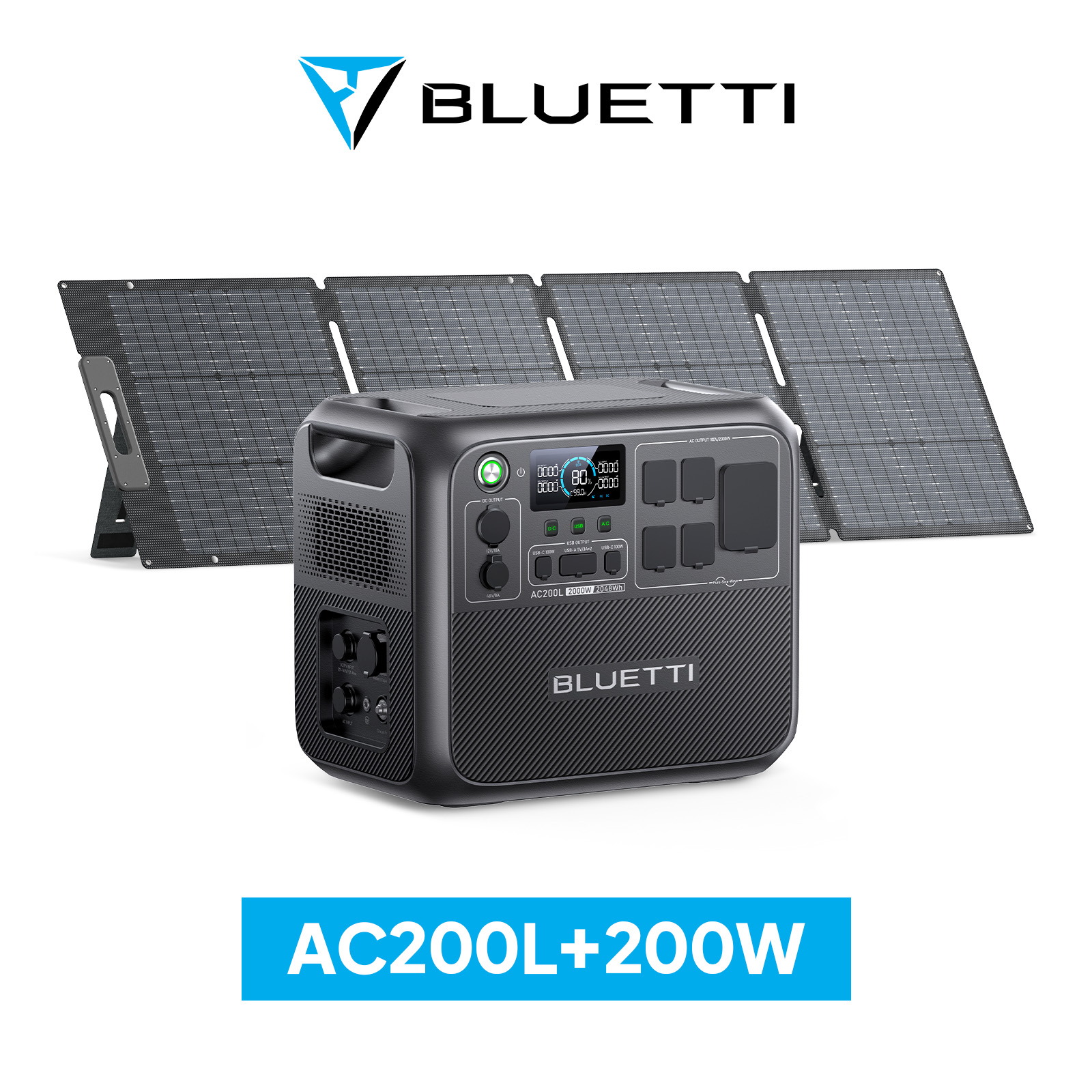 BLUETTI　 AC180　ポタ電　1800w BLUETTI ポータブル電源 AC180 大容量| 防災グッズ 非常用電源