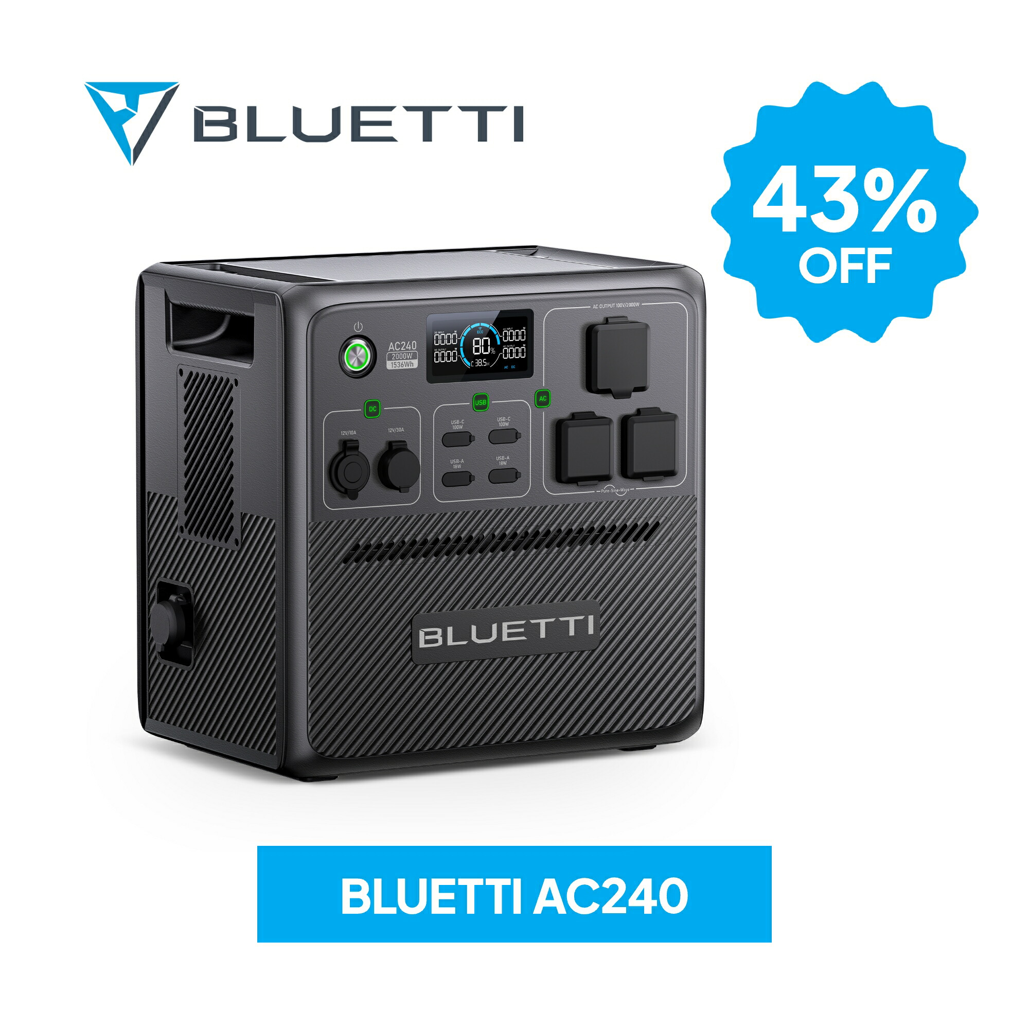 楽天市場】【クーポンで100,128円 1/16迄】BLUETTI ポータブル電源