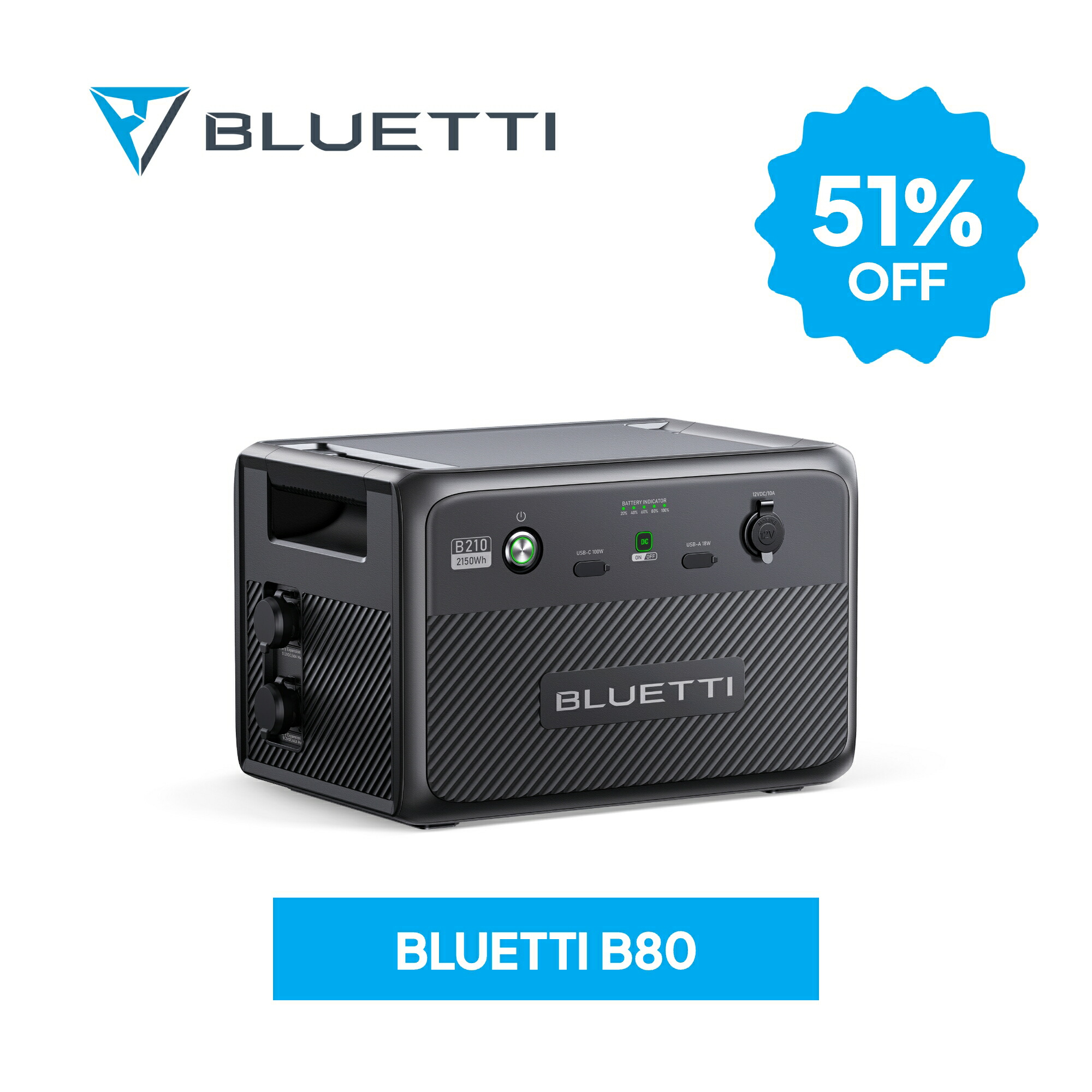 楽天市場】【クーポンで39,600円 1/16迄】BLUETTI ポータブル電源 AC70