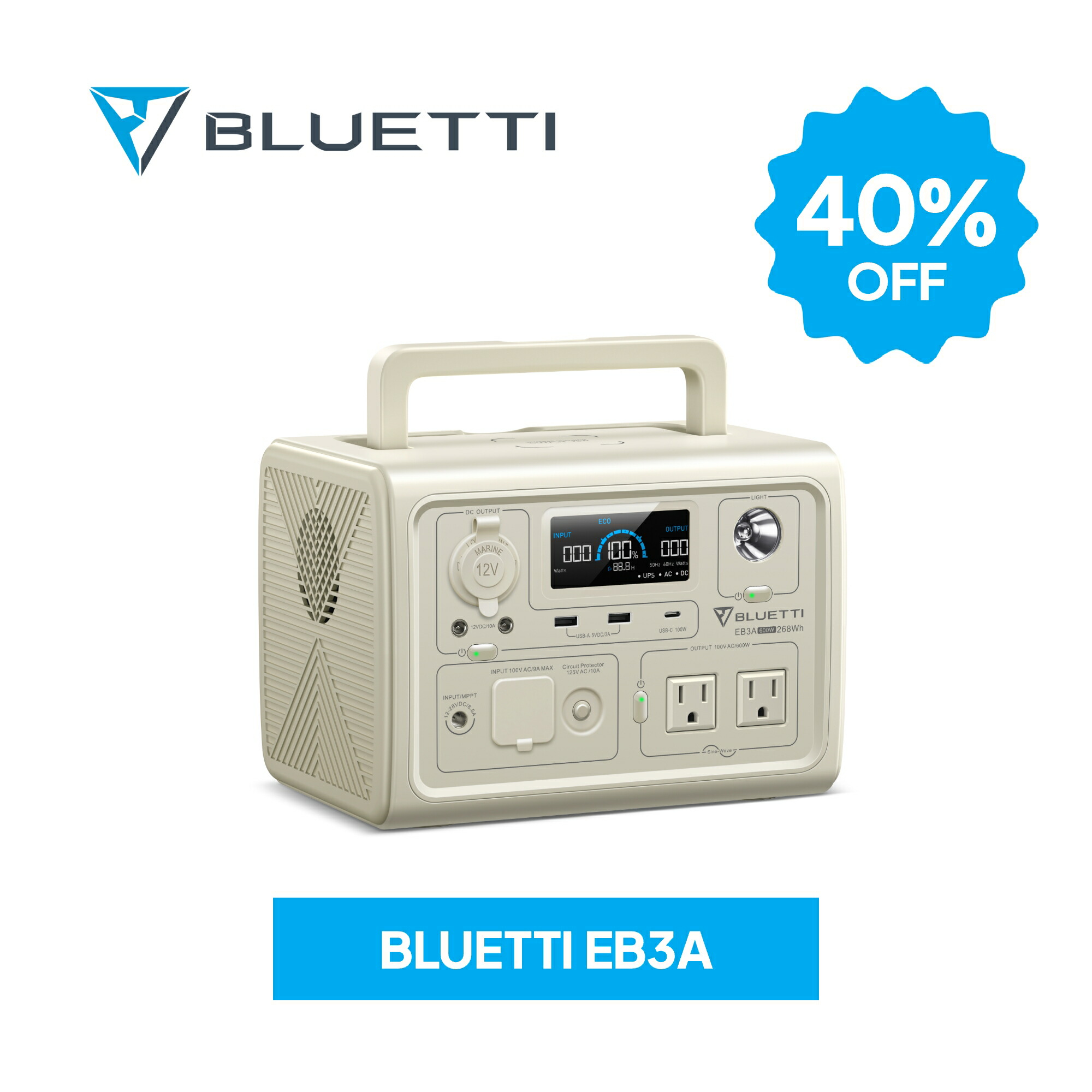 楽天市場】【クーポンで25,870円 1/21まで】BLUETTI ポータブル電源