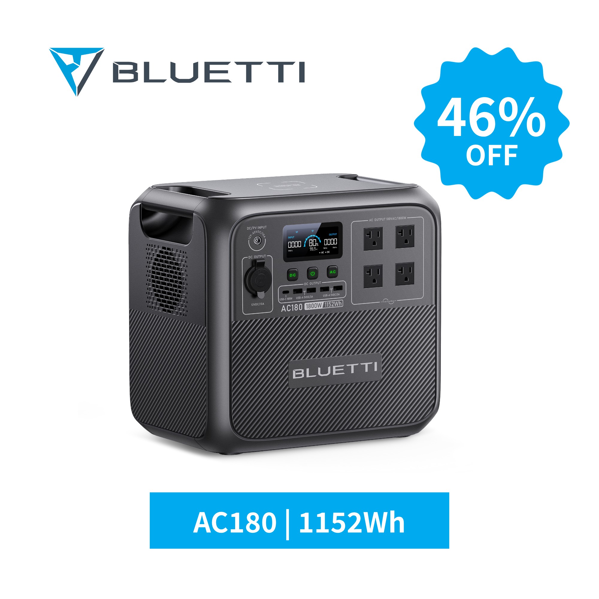 楽天市場】【在庫一掃 クーポン利用で44,000円】BLUETTI ポータブル 