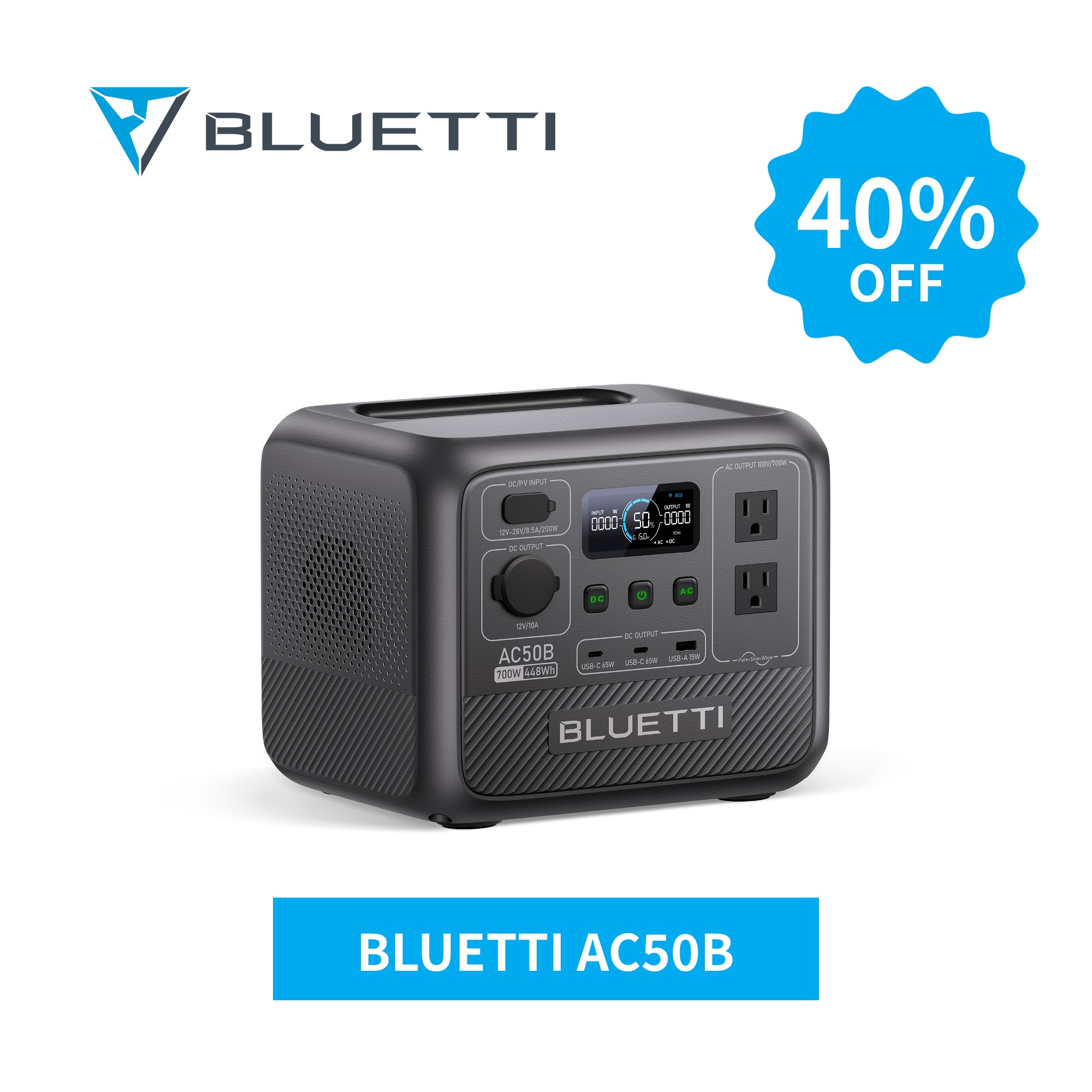 楽天市場】BLUETTI ポータブル電源 AC180+Charger 1走行充電器 1152Wh 