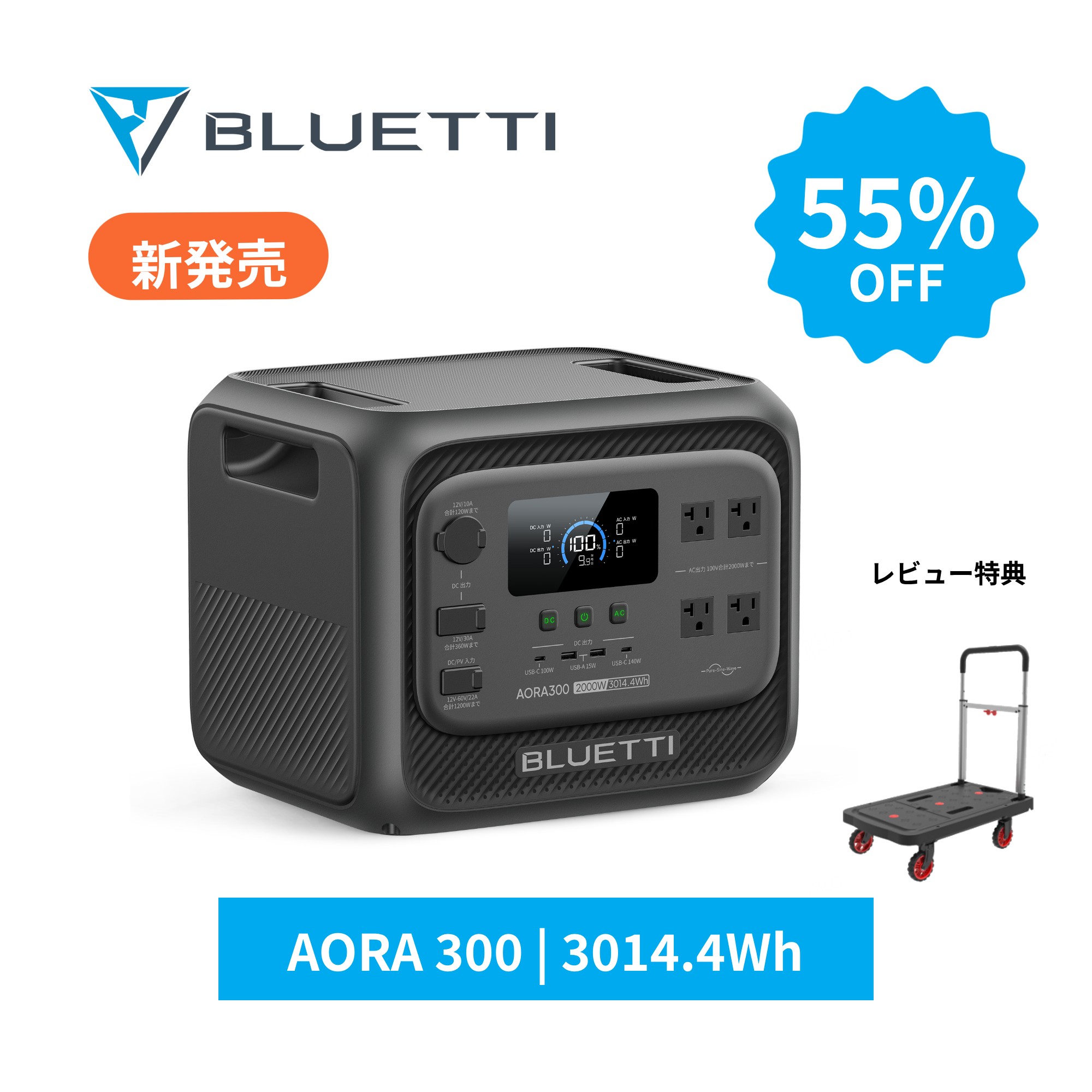 BLUETTIが勇気付ける！！防災打つ手御引き回し