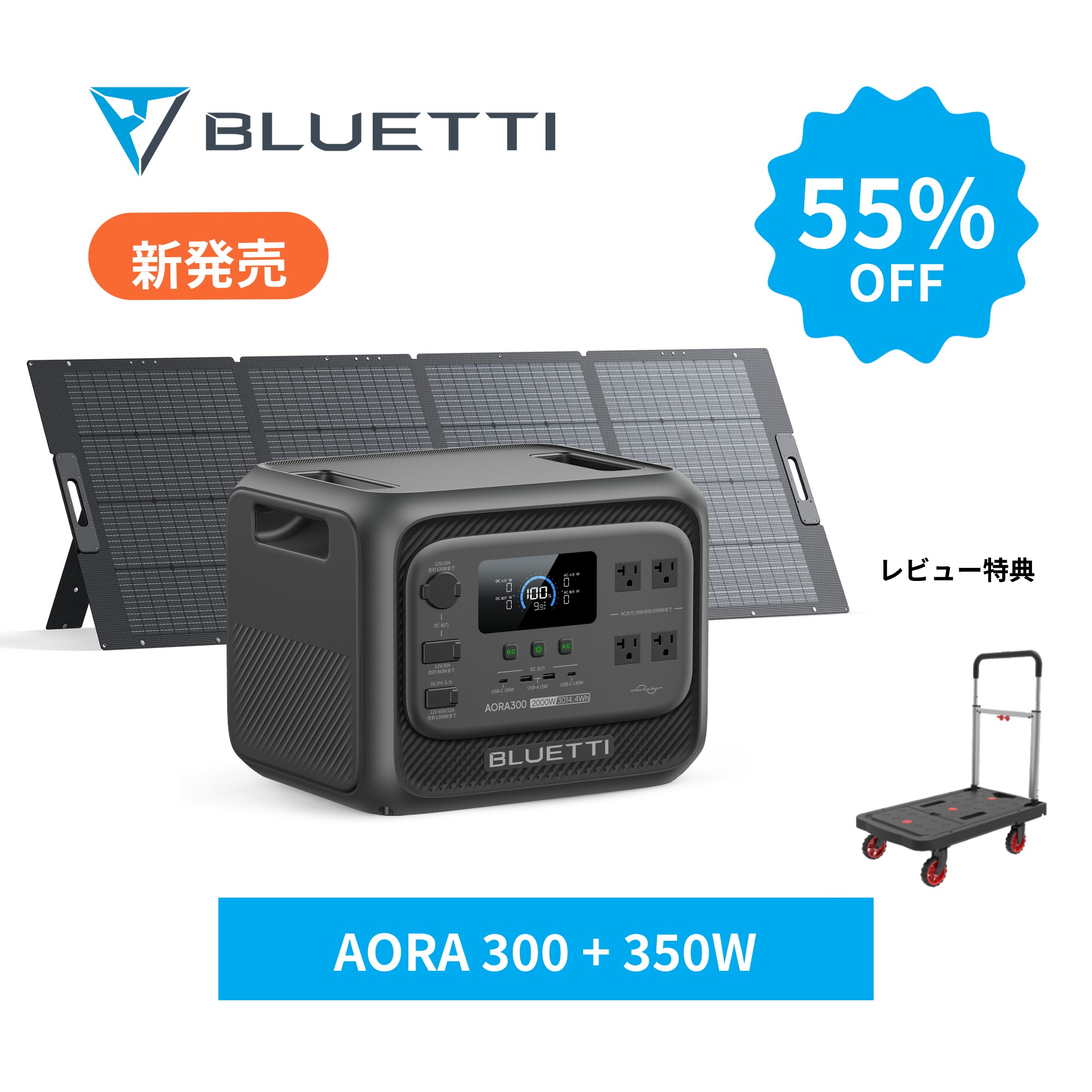 BLUETTIが勇気付ける！！防災打つ手御引き回し