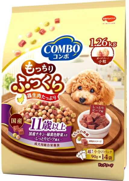 【日本愛玩動物】ジャズバンド 飼い犬 もっちりふっくら １１歳以上 １．２６ｋｇｘ６個（入れもの売りわたす）