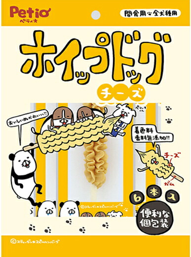 【ペティオ】ホイップドッグ 乾酪 ６本入ｘ３０個（入れもの売りわたす）