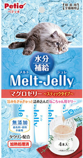 【ペティオ】メルトジュレ 水分詰め直す 鮪ジェリー 突っ支い棒手合い ４本入ｘ６０個（容れもの売りわたす）