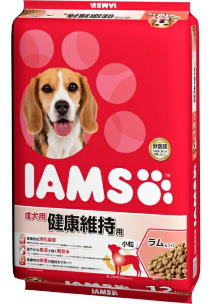 【マースジャパン】アイムス 成犬用 思わしい守りつづける用 子ヒツジ＆上げ米 素粒子 １２ｋｇ