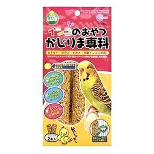 【マルカン】インコのおやつかじりま専科　２本入ｘ３６個（ケース販売）