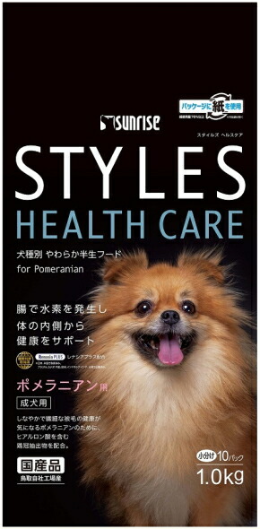 楽天市場 サンライズ スタイルズ ヘルスケア ポメラニアン用 成犬用 １０００ｇｘ６個 ケース販売 ブルーウッド