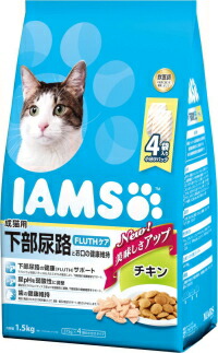 【マースジャパン】アイムス 成猫用 召し使い尿路とお口の思わしい守りつづける 意気地無し １．５ｋｇｘ６個（容れもの売りわたす）