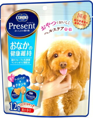 【日本ペット】コンボ　プレゼント　ドッグ　おやつ　おなかの健康維持　３６ｇｘ３０個（ケース販売）