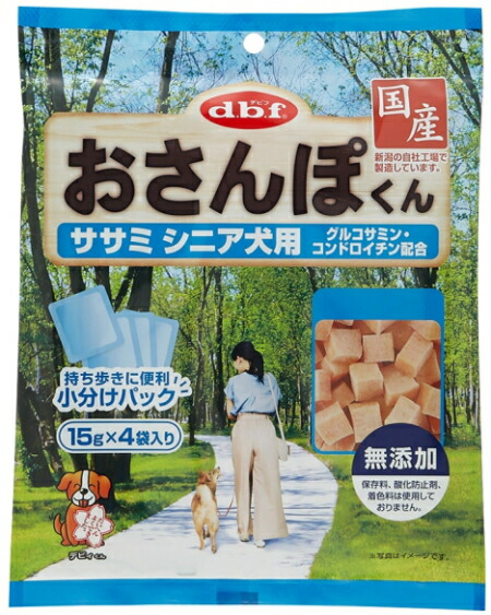 【デビフペット】おさんぽくん　ササミ　シニア犬用　６０ｇｘ４８個（ケース販売）