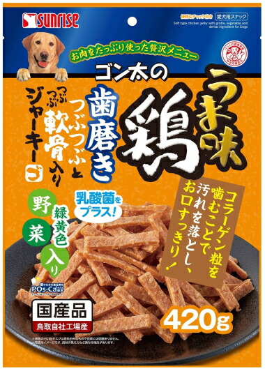 【サンライズ】ゴン太のうま味鶏 歯みがきつぶつぶとつぶつぶ軟骨入り口・入口ジャー手当たり 緑黄色蔬菜入り口・入口 ４２０ｇｘ２４個（容れもの売りわたす）