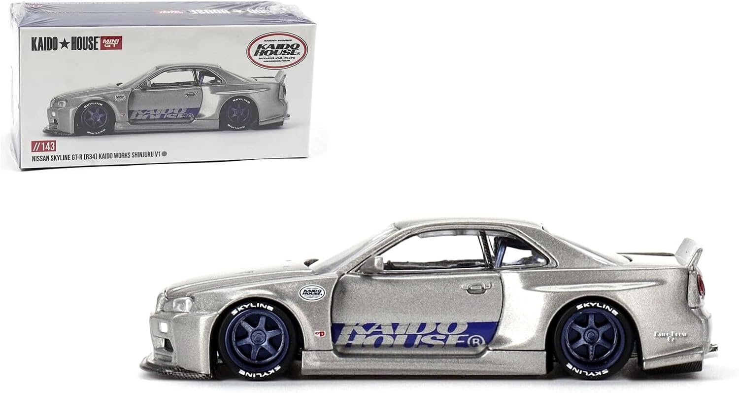 minigt 街道 スカイライン GT-R R34 KAIDO HOUSE x TSM ミニGT 1/64 日産 スカイライン GT-R R34