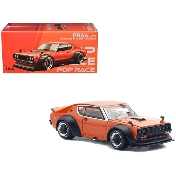 即日発送/　BAPE POP RACE スカイライン　ミニカー 楽天市場】Pop Race 1/64 日産 スカイライン C210 Kaido Racer