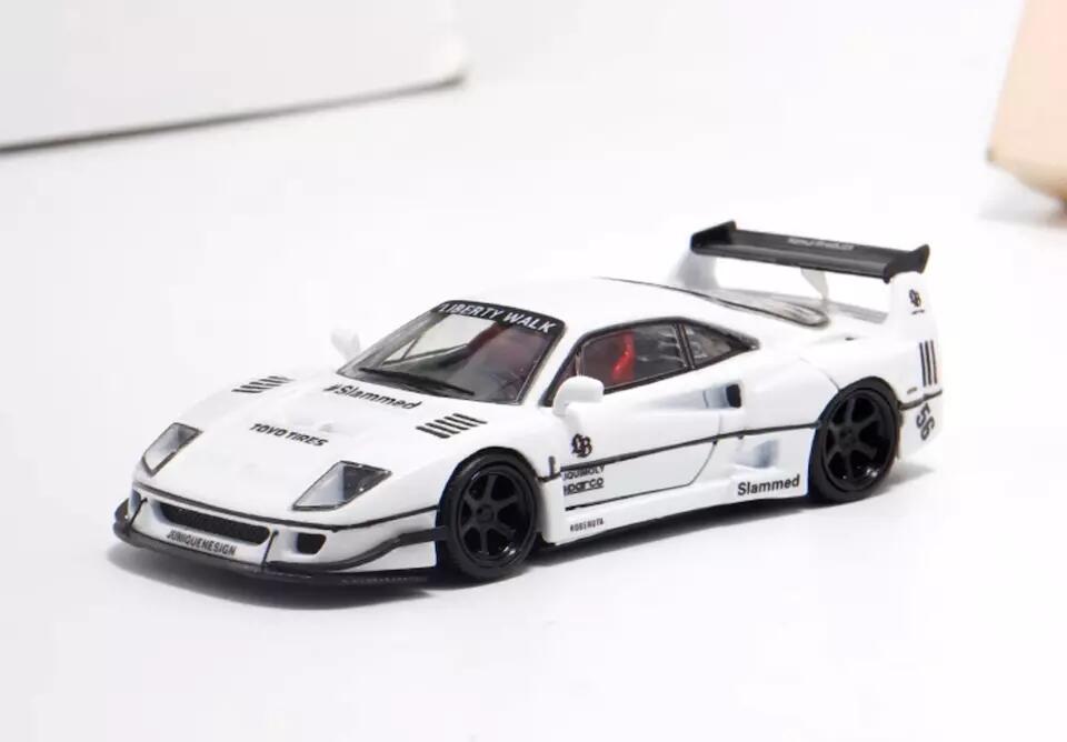 楽天市場】LBWK FERRARI F40 (CHROME SILVER) INNO MODELS 1/64