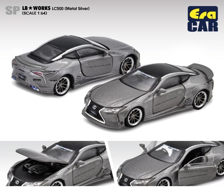 ERACAR レクサス EraCar 1/64 LEXUS LC500 (Pearl White Manga)マンガカー