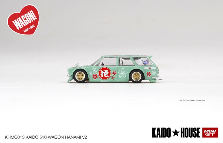 至上 MINI GT 1 64 ダットサン 510 ワゴン 花見 V2 街道はうす グリーン Datsun KAIDO Wagon Hanami  KHMG013 davidnesher.com.ar