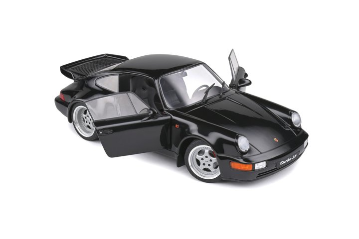 【国内在庫品】ソリド 1/18 ポルシェ 911（964）ターボ 3.6 1993 ブラック Solido PORSCHE 911 TURBO 3.6 BLACK S1803404