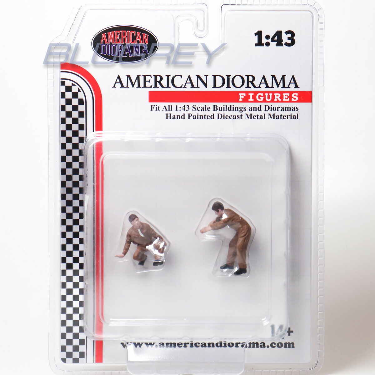 楽天市場】【国内在庫品】アメリカン ジオラマ 1/43 レースデイ セット 4 フィギア American Diorama Race Day  Metal Figures Set : BLUGREY（ブラグレー） 楽天市場店