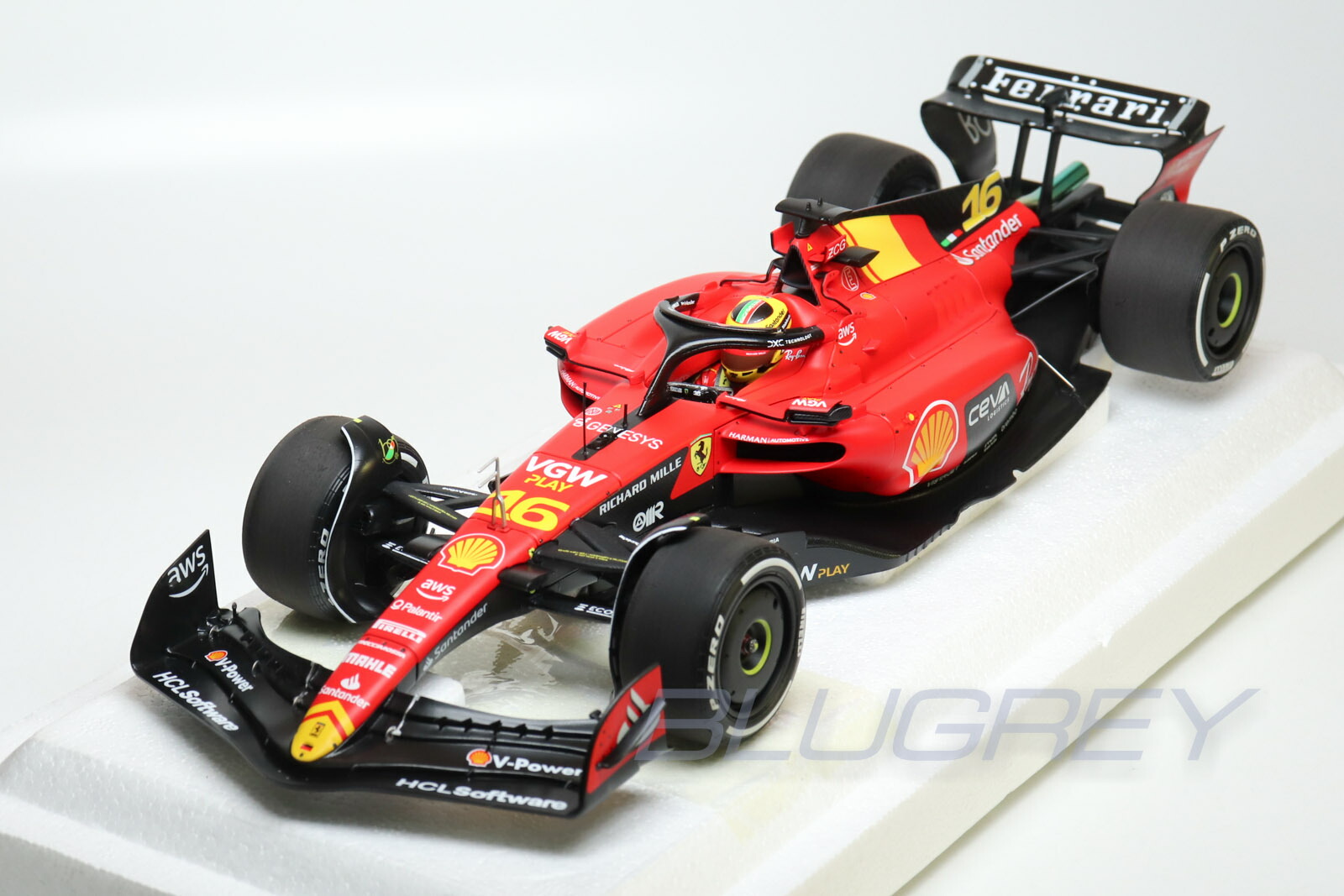 楽天市場】BBRモデル 1/18 フェラーリ SF23 #16 4位 シンガポール