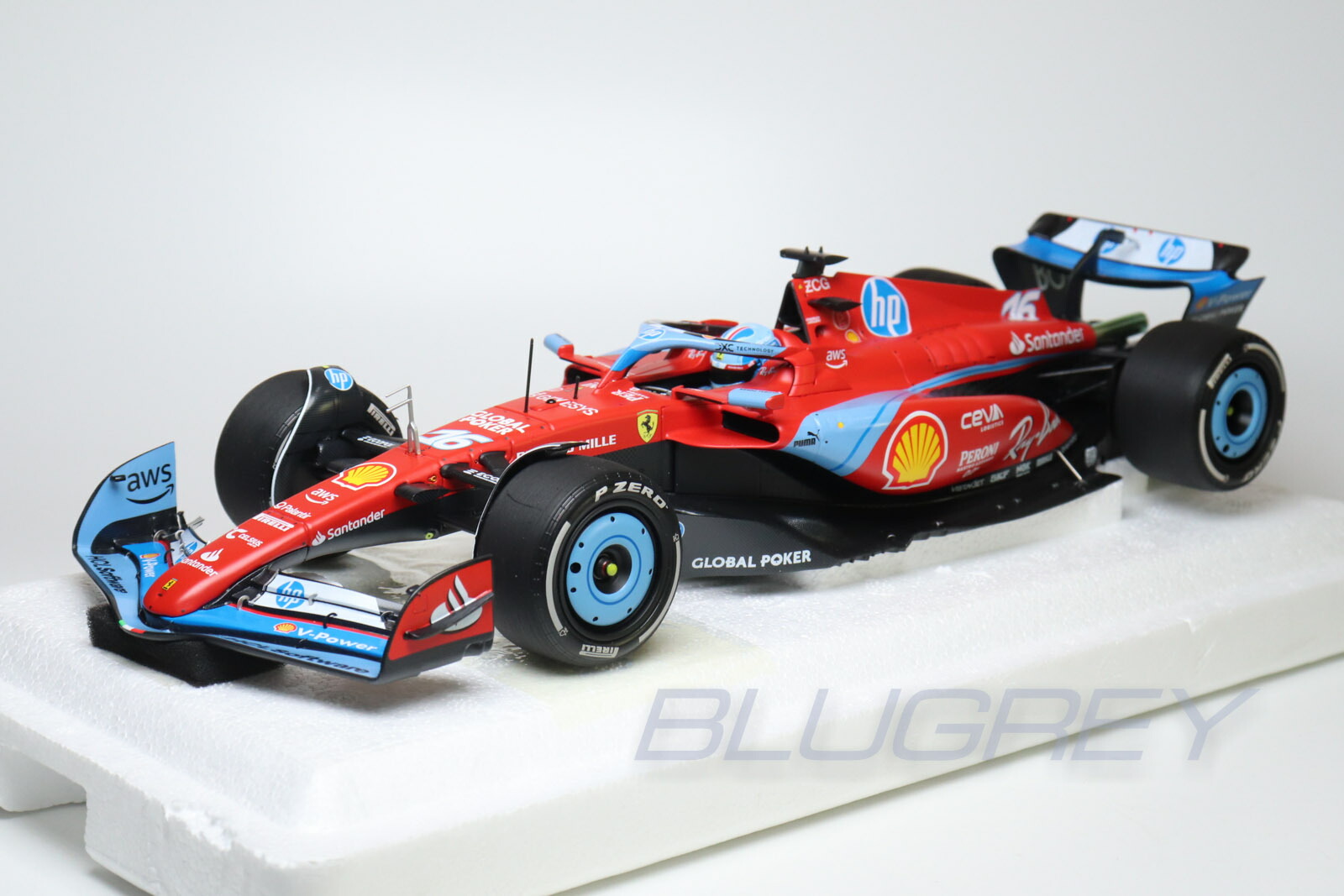 BBR 1/18 SF-23 サインツ シンガポール Singapore 優勝