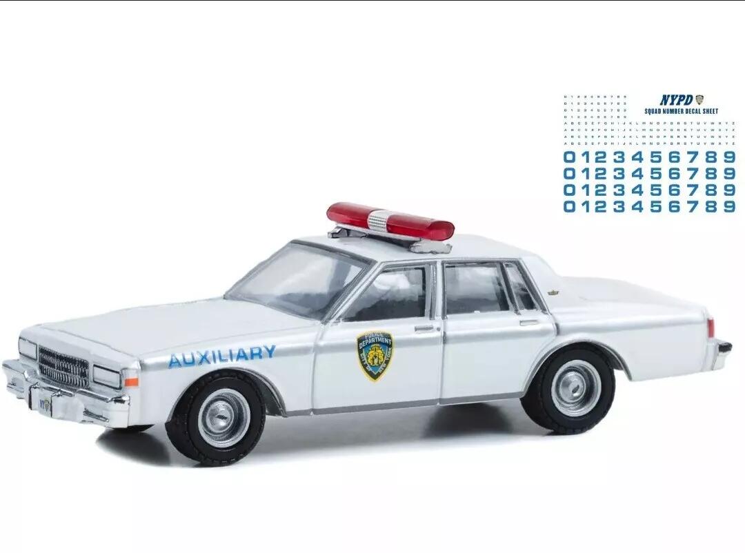 1989 シボレー・カプリス・ポリス - カリフォルニア・ハイウェイパトロール ミニカー 1/18 GL 1989 シボレー・カプリス パトカー