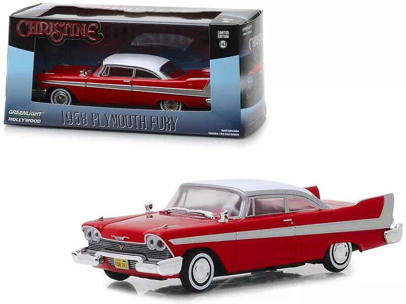 【国内在庫品】グリーンライト 1/43 プリマス フューリー 1958 「クリスティン」GreenLight Plymouth Fury Christine ミニカー