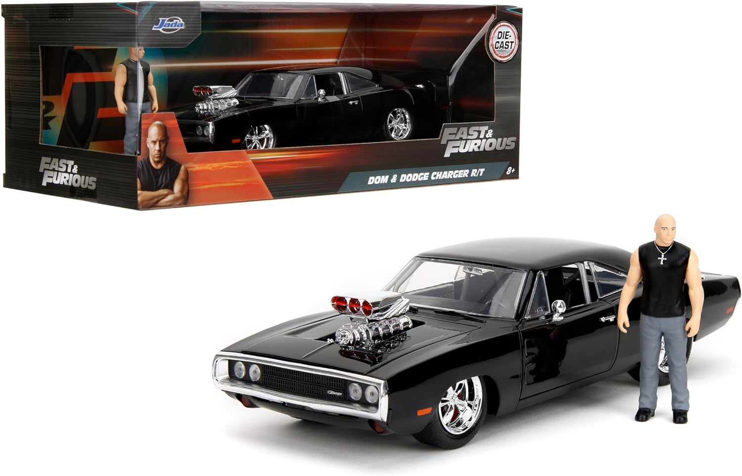 楽天市場】【国内在庫品】JADA TOYS 1/24 ワイルドスピード ダッジ チャージャー R/T 1970 ブラック F&F X Dodge  Charger ミニカー 34918 : BLUGREY（ブラグレー） 楽天市場店