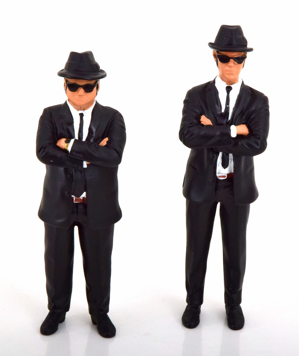 【国内在庫品】KK-Scale 1/18 ブルース・ブラザーズ ジェイク / エルウッド フィギア 2体セット FIGURE SET JAKE AND ELWOOD