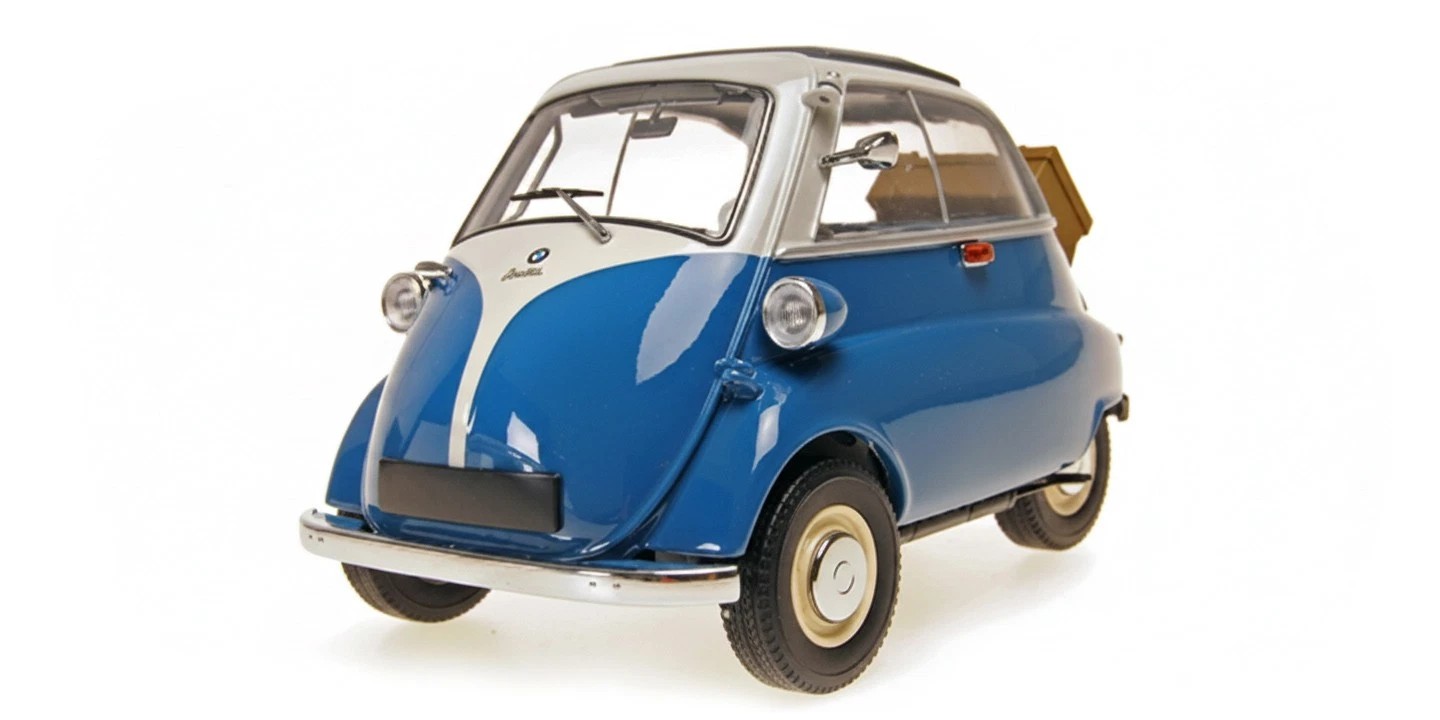 ミニチャンプス 1/18 BMW イセッタ 1955 ブルー MINICHAMPS BMW Isetta ドア開閉　【国内在庫品】｜BLUGREY（ブラグレー） 店