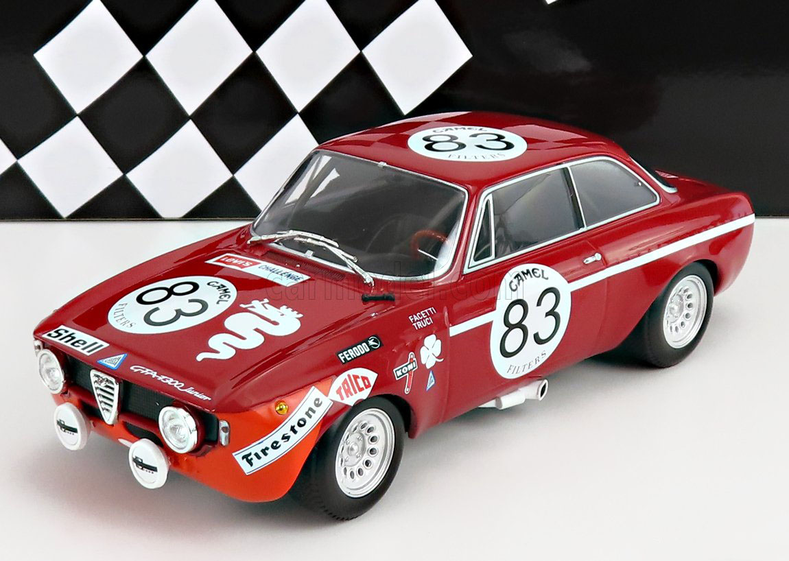 ミニチャンプス 1 18 アルファロメオ 1300 ジュニア Gta アウトデルタ スパ24時間 1972 Minichamps Alfa Romeo 300台限定 信憑