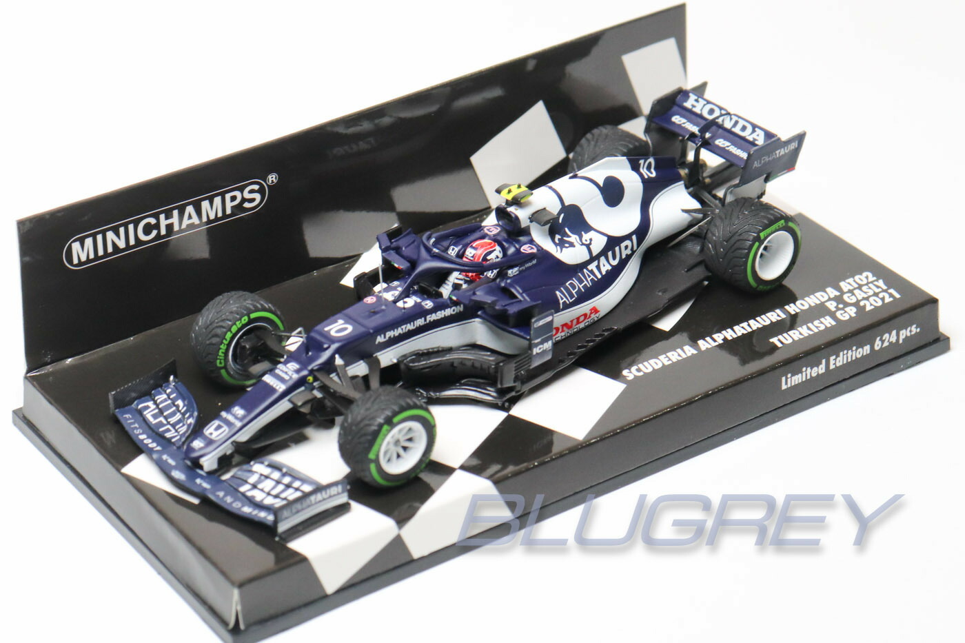 楽天市場】ミニチャンプス 1/43 アルファタウリ ホンダ F1 AT02 角田裕